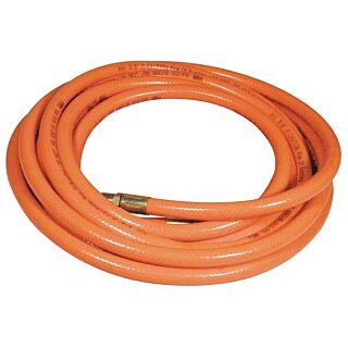 Amflo 576-25A Air Hose, 3/8 in OD, MNPT, PVC, Orange
