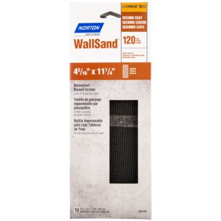 Norton WallSand Waterproof Drywall Screens, 10 Pack