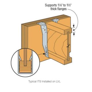Simpson Strong-Tie ITS Top-Flange I-Joist Hanger for 11-7/8 in. 360 Single I-Joist