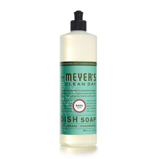 Mrs. Meyers Liquid Dish Soap, 16 oz., Basil