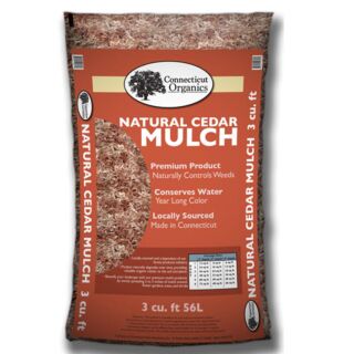 Connecticut Mulch 100% Natural Cedar Mulch, 3 cu. ft. Bag