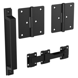 National Hardware N166-026 Modern Gate Kit, Black