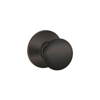 Schlage Plymouth F10VPLY716 Hall and Closet Lock Passage Knob,  Aged Bronze