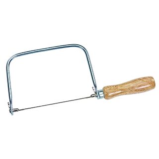 STANLEY FATMAX 15-106A Coping Saw, 15 TPI, HCS Blade, Cushion-Grip Handle