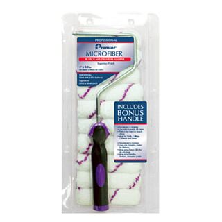 Premier 4 in. x 3/8 in. Microfiber Mini Rollers with Frame, 10 pack