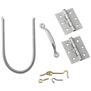National Hardware V90 Series N107-490 Screen and Storm Door Set, Galvanized Steel