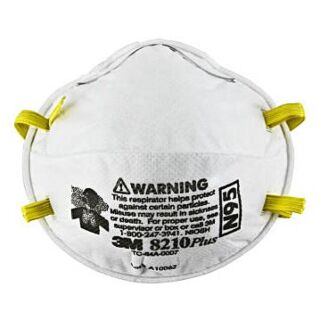 3M Disposable Non-Valved Respirator,  20 count