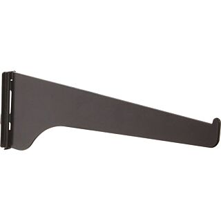 Knape & Vogt 180 BLK 10 Shelf Bracket, Steel, Powder-Coated