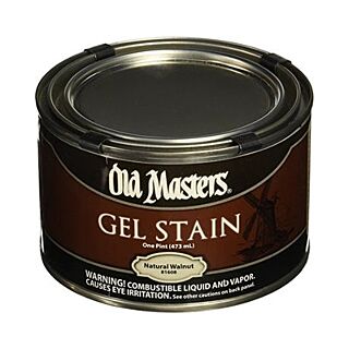 Old Masters, Oil-Based Gel Stain, Natural Walnut, Pint