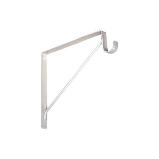 National Hardware N224-428 Shelf/Rod Bracket, 125 lb Weight Capacity