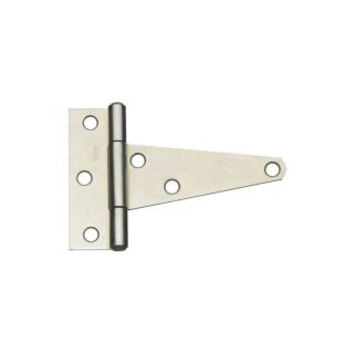 National Hardware N129-023 Extra Heavy T-Hinge, Steel, Zinc, 4 in. - 1 Pack
