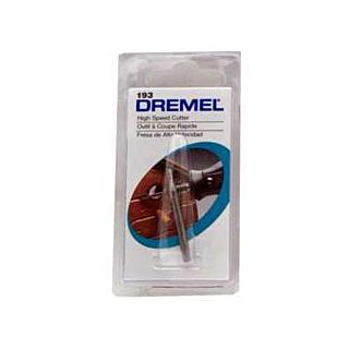 DREMEL 193 Cutter, 1/8 in Dia Shank, HSS