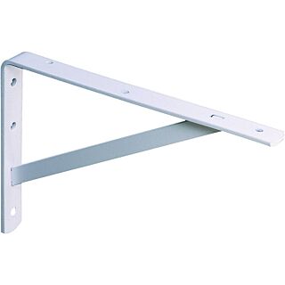 Knape & Vogt 208 WH 300 Shelf L-Bracket, Steel