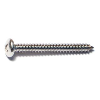 MIDWEST #8 x  1½ in. 18-8 Stainless Steel  Phillips Pan Head Sheet Metal Screws, 55 Count