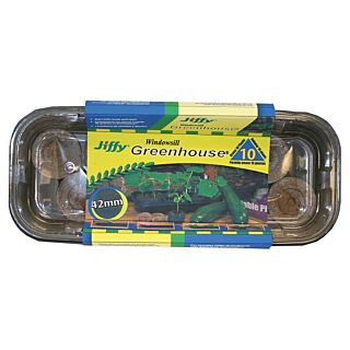 Jiffy Seed Starter Kit, 4.5 in. x 9 in. Tray, 10 Cell