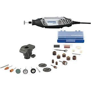 DREMEL 3000-1/24 Rotary Tool Kit, 120 V, 1/32 to 1/8 in Chuck, 6 ft L Cord, Gray