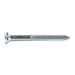 MIDWEST #14 x 3 in. Zinc Plated Steel Phillips Flat Head Wood Screws