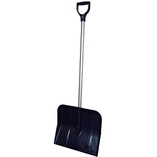 Rugg Pathmaster 18 in. wide Plastic Snow Shovel,  Steel Handle