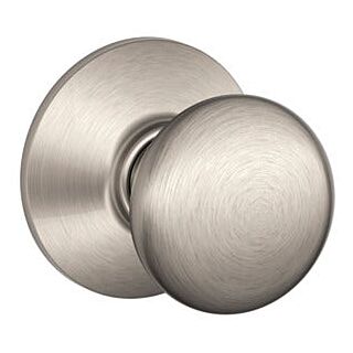 Schlage Plymouth F10VPLY619 Hall and Closet Lock Passage Knob, Satin Nickel