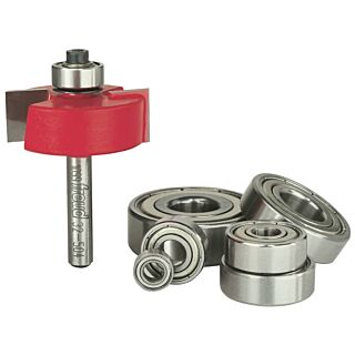Freud 32-504 Router Bit, 1/4 in Dia Shank, 2-Cutter, Carbide