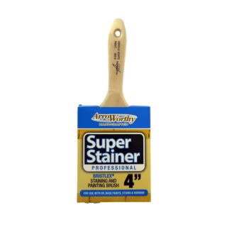 ArrowWorthy 4 in. Tradesman Quality Oil Stain Brush