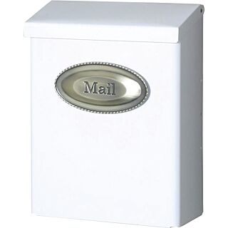 Gibraltar Wall Mounted Mailbox, White