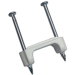 GB PS-1550T Insulated Cable Staple, Plastic/Polyethylene, Pack