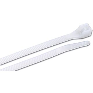 GB 46-315 Double Lock Cable Tie, 6/6 Nylon, Natural