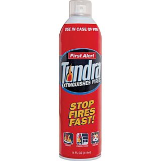 FIRST ALERT Tundra Fire Extinguishing Aerosol Spray, 2.5 lb.