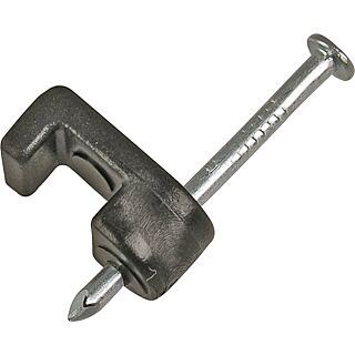 GB PSB-160 Low Voltage Cable Staple, 7/8 in L Leg, Polyethylene, Pack
