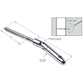 Feeney Cable Rail 1/8 in. Quick-Connect Pivot