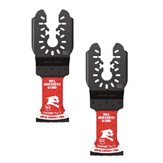 DIABLO AMPED™ Demo Demon™ 1-1/4 in. Carbide Teeth Oscillating Blade for Nail-Embedded Wood, 2 Pack