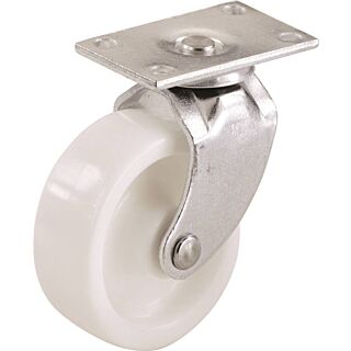 Shepherd Hardware 9054 Swivel Caster, 1-5/8 in Dia Wheel, 50 lb Weight Capacity, Plastic Wheel