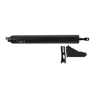 National Hardware V1333 Series N181-610 Door Closer, 90 deg Opening, Steel, Black