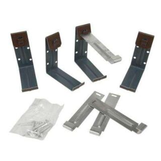 Amerimax Aluminum Cross Bar Hanger for 5 in. Gutter, White