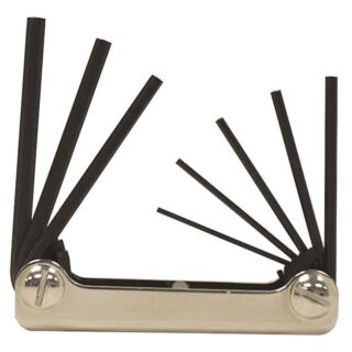 Eklind Hex Key Set, 8-Piece, Steel, Metal holder
