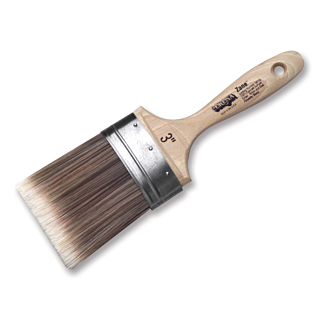 Corona - Zane 3 in. Flat Brush, Red-Gold Nylon/Polyester Blend