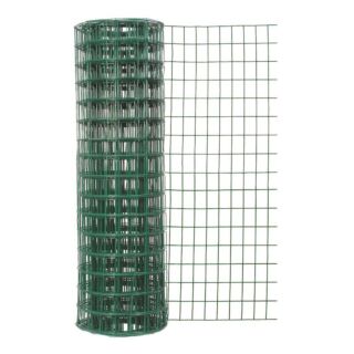 2 in. x 4 in. x 60 in. - Heavy Duty Green Vinyl Wire Mesh Fence, 50 ft.Roll