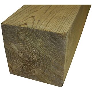 Pressure Treated Heavy Landscape Post Southern Yellow Pine