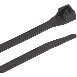 GB 46-104UVB Miniature Cable Tie, Nylon, Black