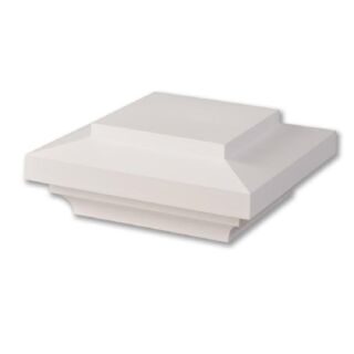 TimberTech® Classic Composite Series Island Post Cap, Matte White,  4 in.