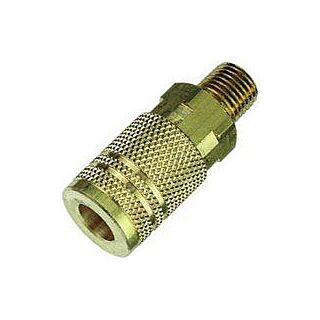Tru-Flate 13-527 Air Coupler, 3/8 in MNPT