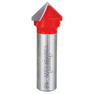 Freud 20-108 Router Bit, 1/2 in Dia Shank, 2-Cutter, Carbide
