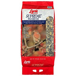 Lyric Supreme Mix Bird Feed, 20 lb Bag