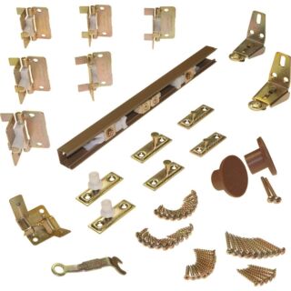 Johnson Hardware 1700486H Bi-Fold Hardware Set, 48 in., Top Mounting
