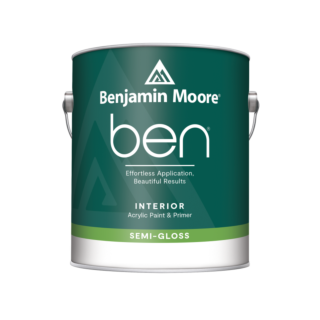 Benjamin Moore ben Interior Paint, Semi-Gloss