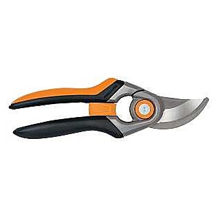 FISKARS Pruner, Steel Blade, Steel Handle