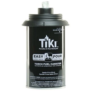 TIKI 1317054 Torch Canister, Citronella, Fiberglass/Metal