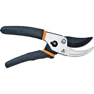 FISKARS Pruning Shear, 5/8 in Cutting, Steel Blade