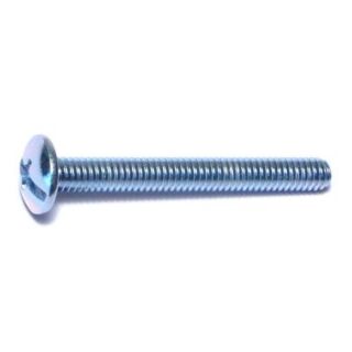 MIDWEST #8-32 x 1½ in. Zinc Plated Steel Coarse Thread Combo Truss Head Machine Screws, 70 Count
